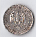 1935 - 5 Marchi argento Paul von Hindenburg Zecca F